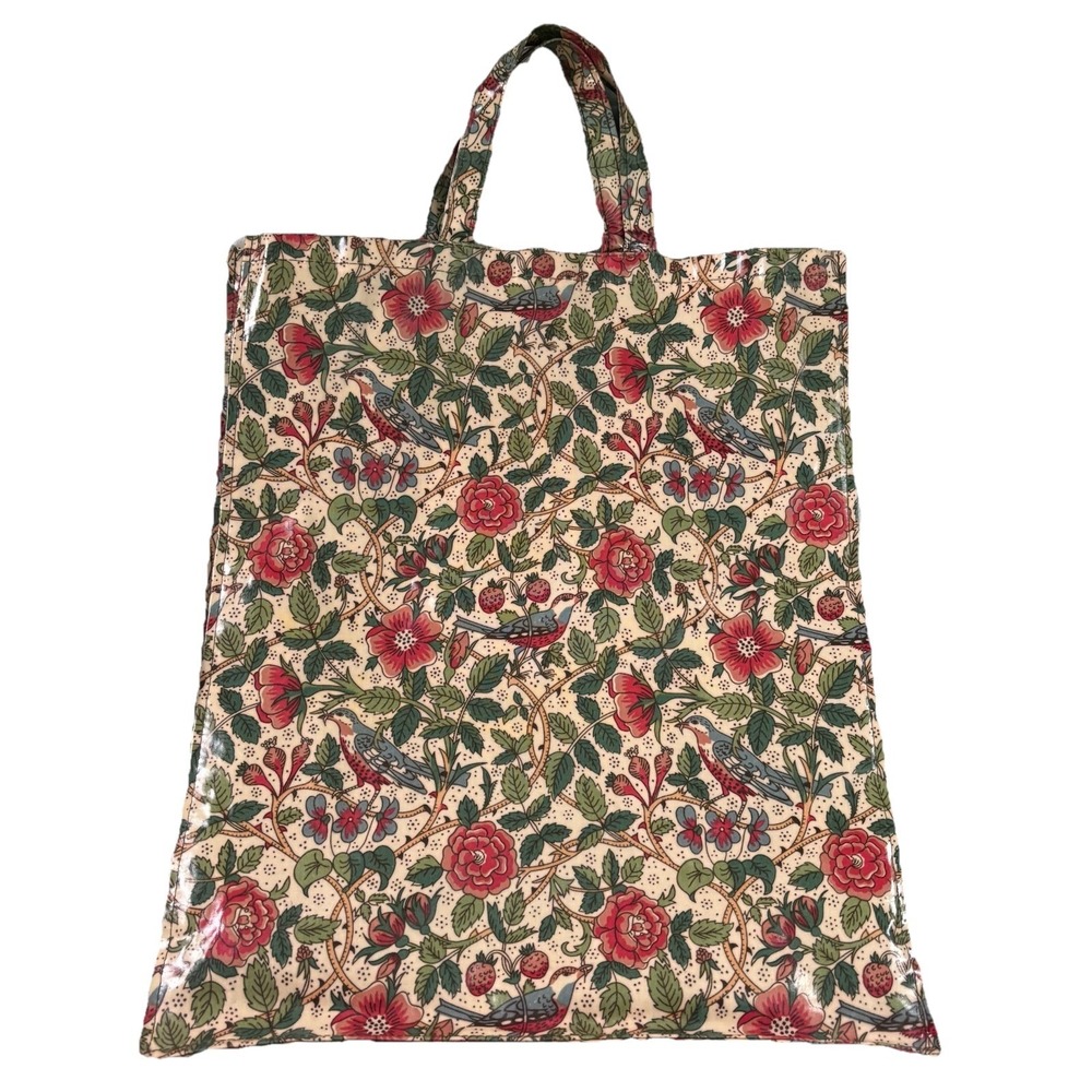 Vintage Liberty of London Briarwood Vinyl Tote Shopper Market Bag England